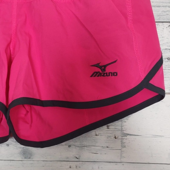 Mizuno Dynamic Elite 9 Cover Up Shorts X Small Pink Gray - Picture 3 of 8